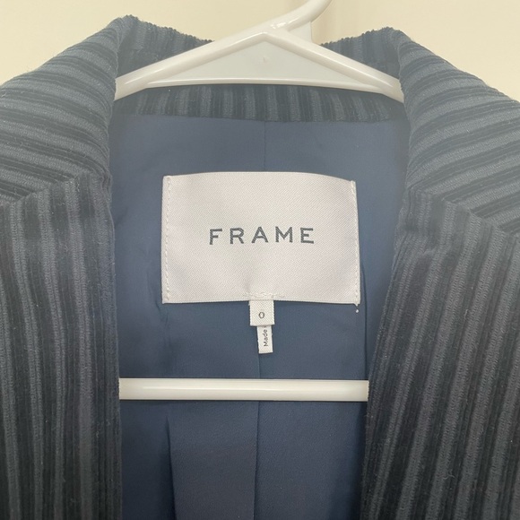 FRAME fine varigated corduroy blazer jacket 0 - Picture 6 of 8